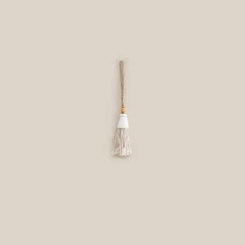 Small Tassel with White shell - Home and Soul