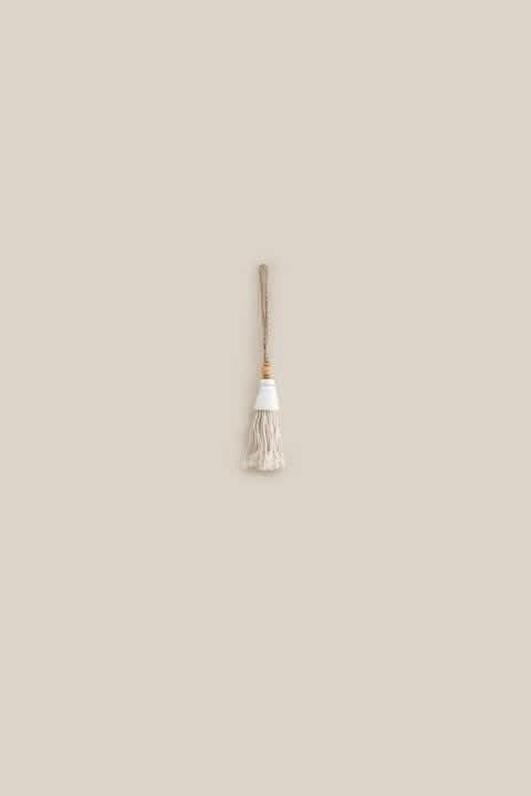 Small Tassel with White shell - Home and Soul
