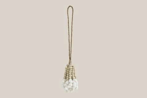 Beaded tassel with white shell - Home and Soul