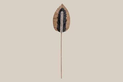 Rafael Leaf Decoration Black - Home and Soul