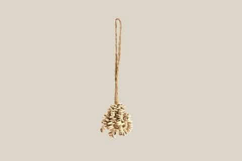 Tassel Natural with Shell 3 - Home and Soul