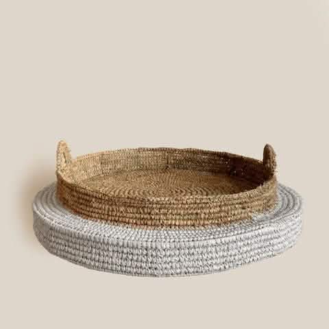 Round Floating Rattan Pool Tray - Home and Soul