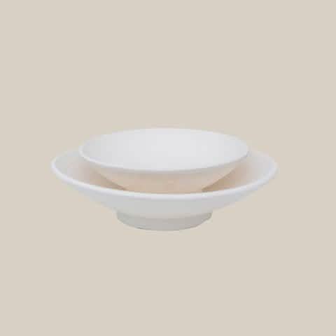 Ceramic Plate White Large - Home and Soul