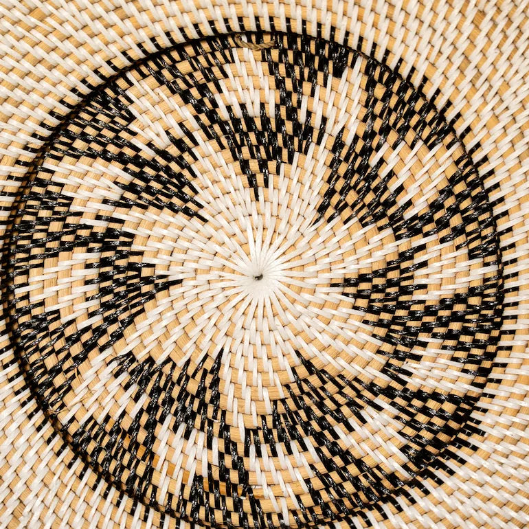 Alejandro Rattan Wall Plate 40 Cm