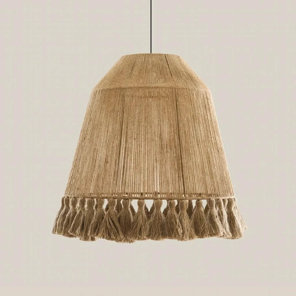 Jute Pendant Light Natural Amara - Home and Soul
