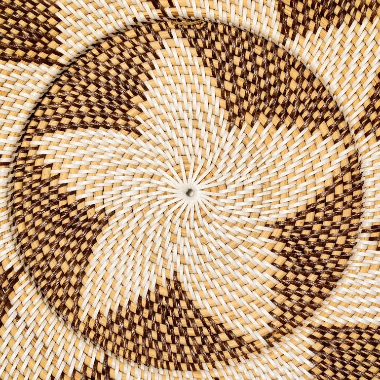 Rattan Wall Plate 40 Cm Antonio Round - Home and Soul