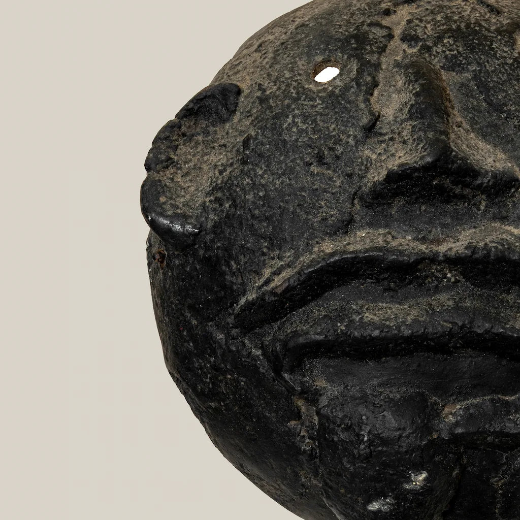 Mask Decorative Accent Medium Black Tribal - Home and Soul