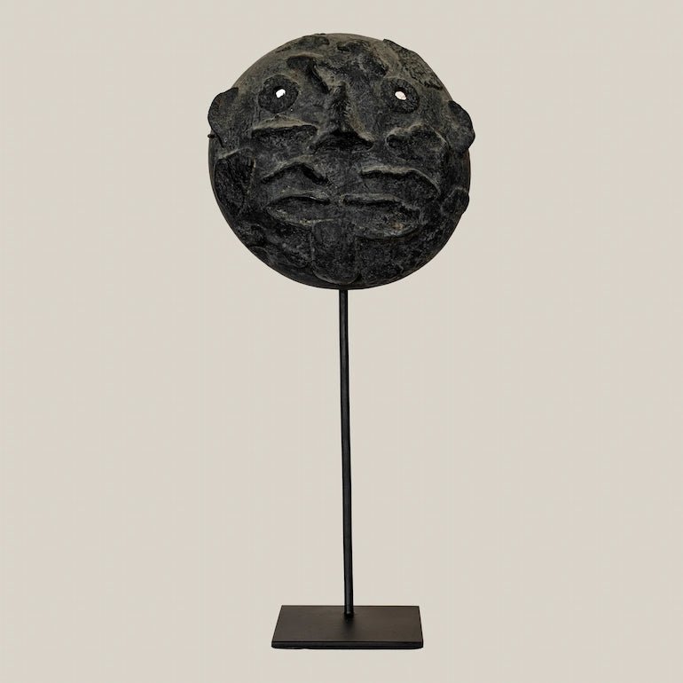 Black Tribal Mask Decorative Accent XL