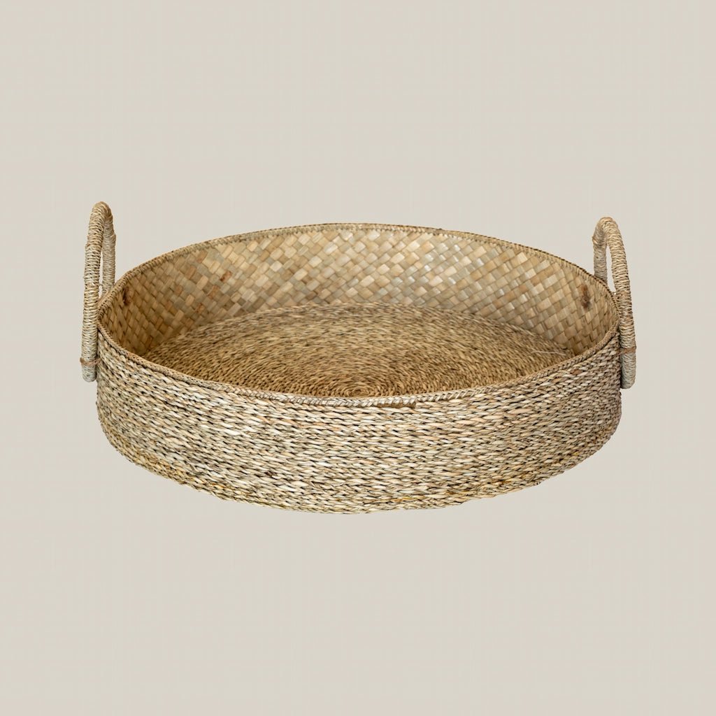 Boho Round Natural Tray - Home and Soul