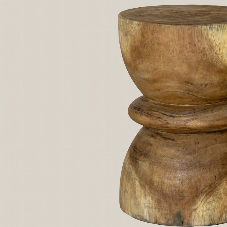 Side Table Lea Boho Wooden - Home and Soul