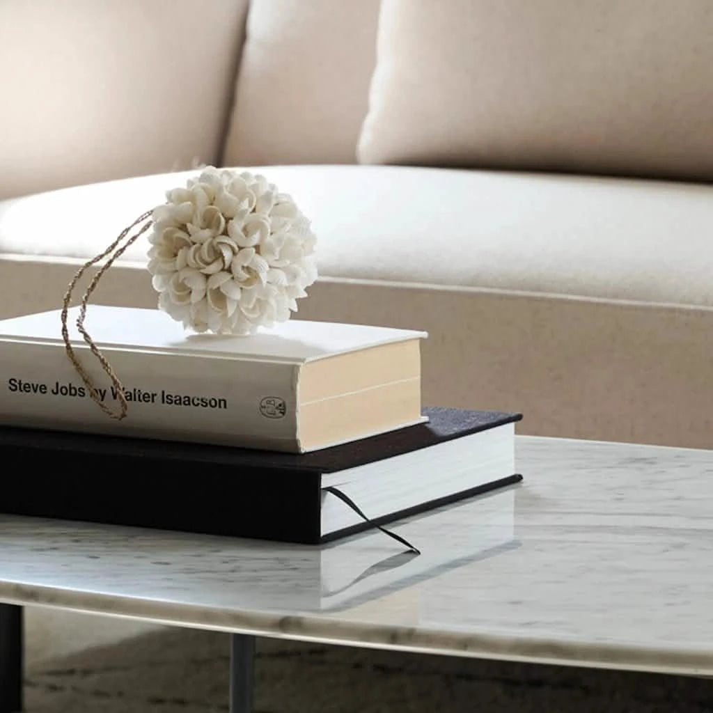 Oval Coffee Table Brussels Marble - Home and Soul
