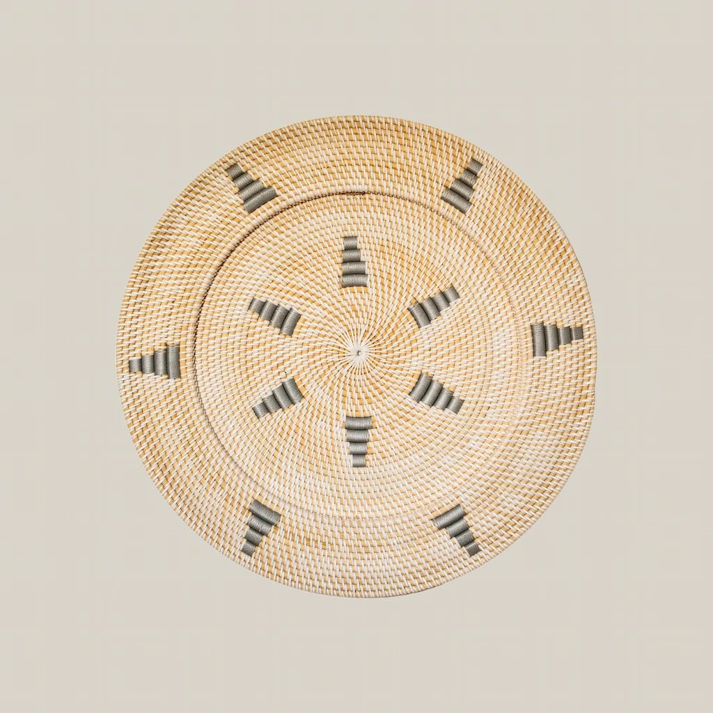 Carlos Rattan Round Wall Decor Large - Home and Soul