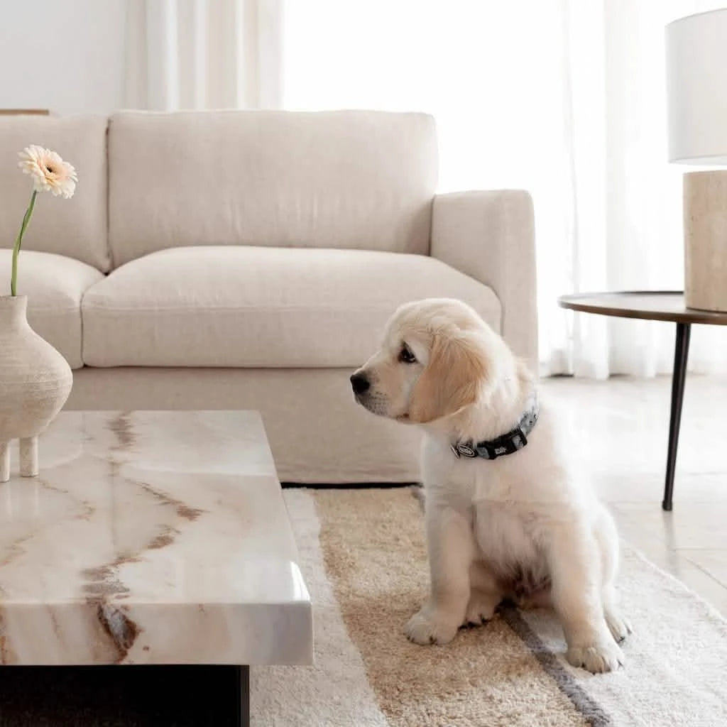 Carolina Coffee Marble Italian Table - Home and Soul