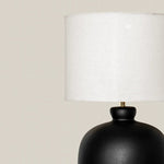 Christina Concrete Table Lamp styled in modern interior - Home and Soul