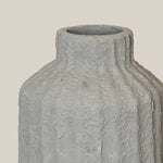 Christina Concrete Vase Grey styled in modern interior - Home and Soul