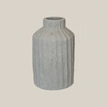 Christina Concrete Vase Grey - Home and Soul