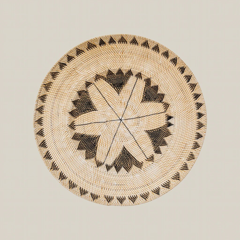 Claira Rattan Round Wall Decor X Large - Home and Soul