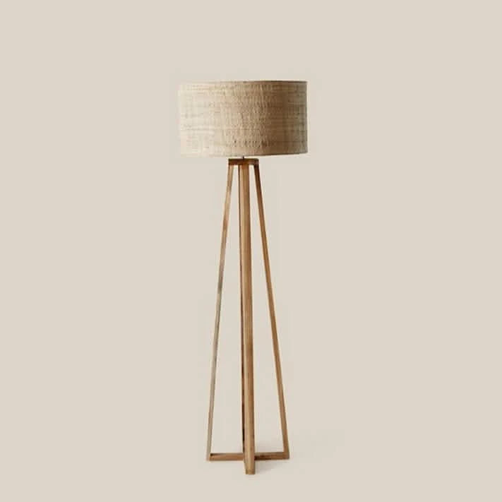 Emile Cane Floor Lamp - Home and Soul