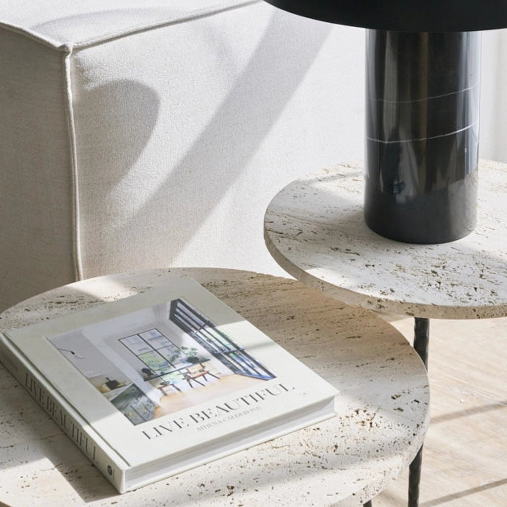 Table Emma Travertine - Home and Soul