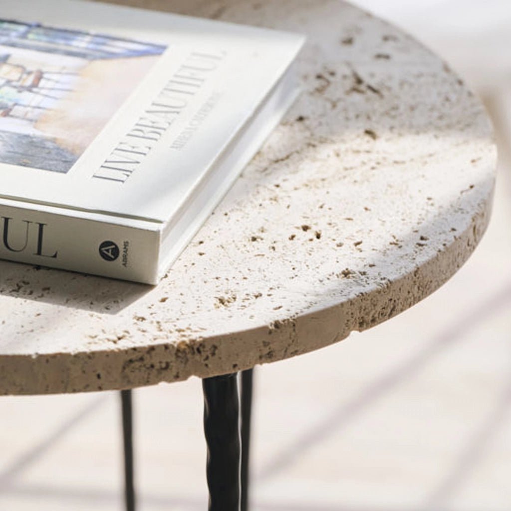 Travertine Table Emma - Home and Soul