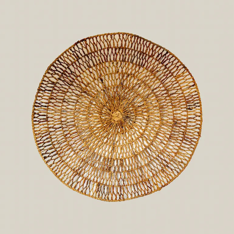 Handcrafted Banana Leaf Wall Decor Adam - Home and Soul