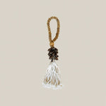 Handcrafted Tassel with Shell, Timber Beads and Macrame - Home and Soul