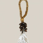 with Shell, Timber Beads and Macrame Handcrafted Tassel - Home and Soul