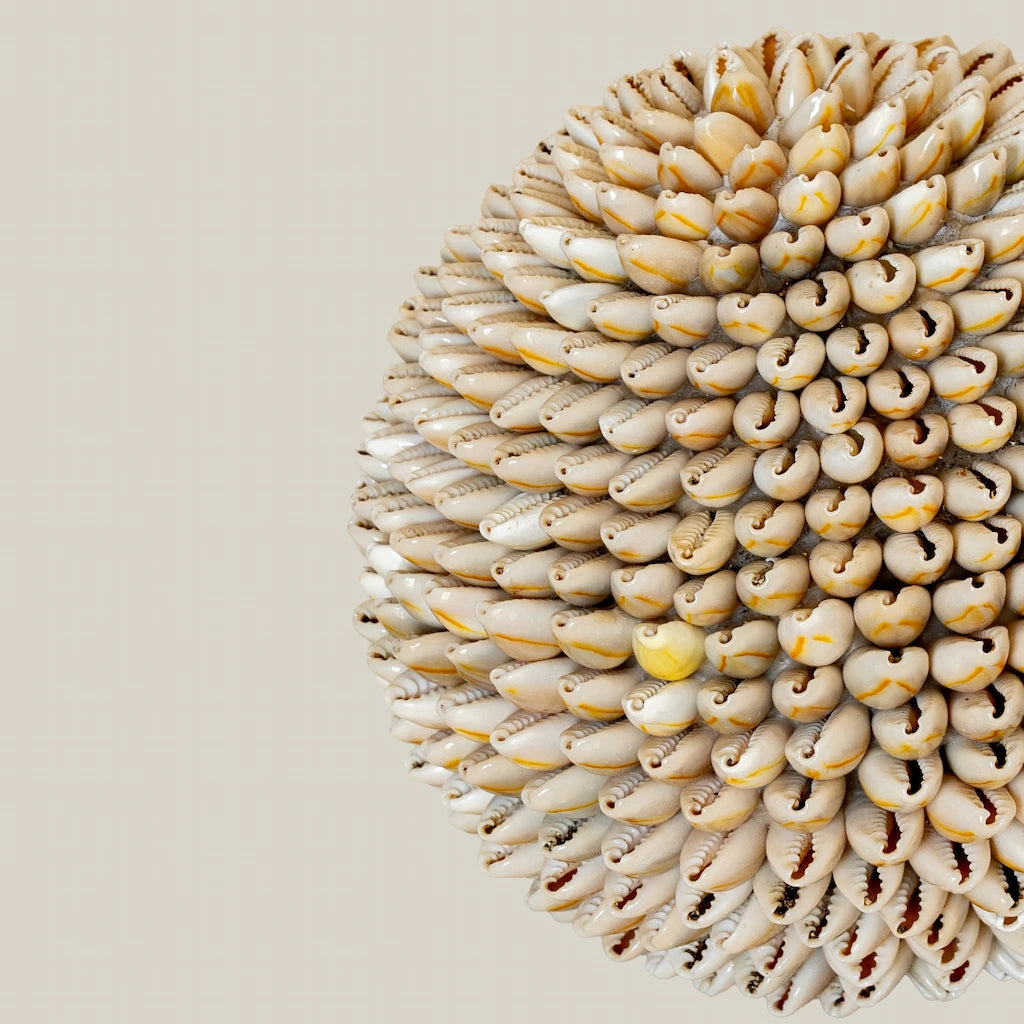 Handmade Shell Ball Decor Medium