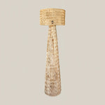 Handmade Boho Rattan Floor Lamp - Home and Soul