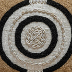 Cushion with Shell Design Handwoven Cotton - Home and Soul