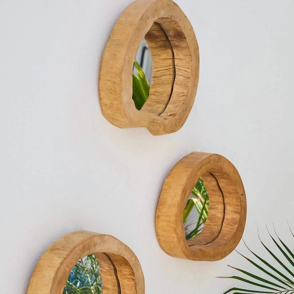 Hawaii Mirror Large styled in modern interior - Home and Soul
