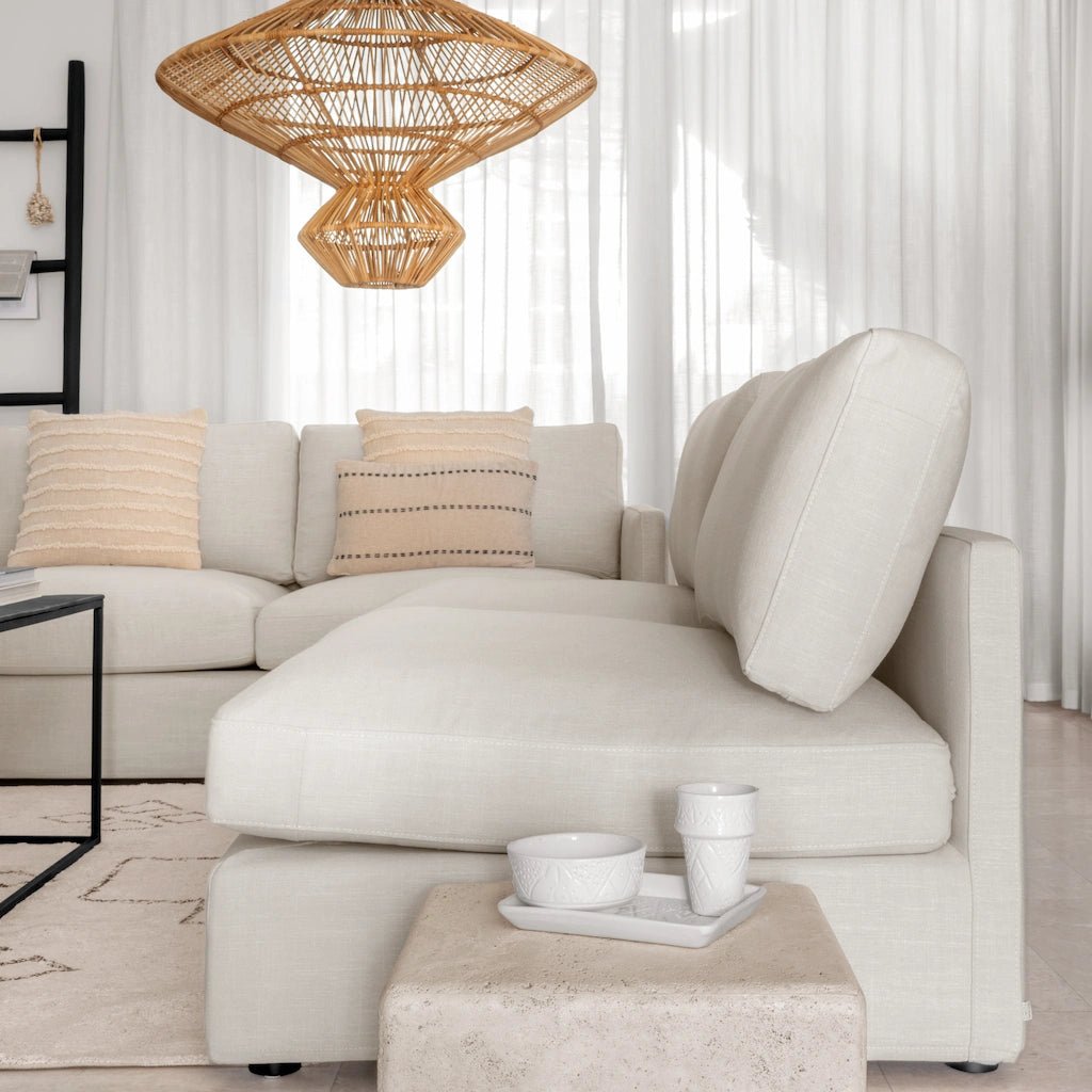 Isla Square Travertine Table - Home and Soul