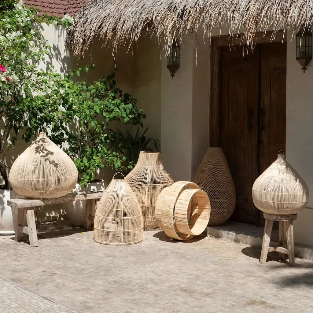 Latetia Rattan Pendant Light - Home and Soul Dubai