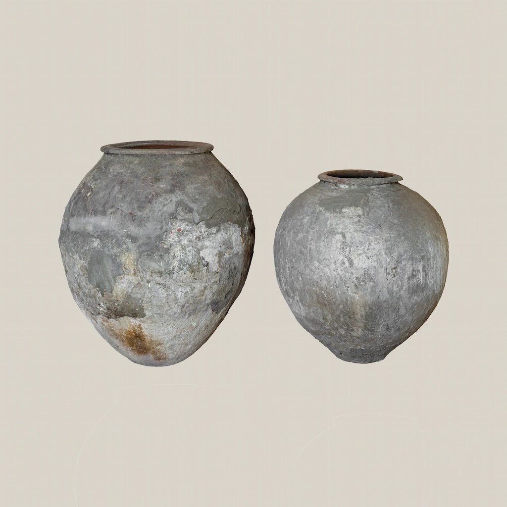 Lyla Ceramic Textured Vase styled in modern interior - Home and Soul