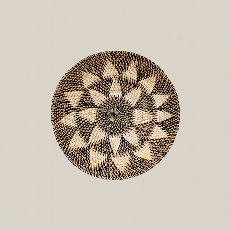 Manuel Round Rattan Wall Decor 40 cm - Home and Soul