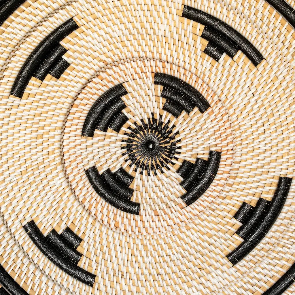 Round Wall Decor Large Maria Rattan - Home and Soul