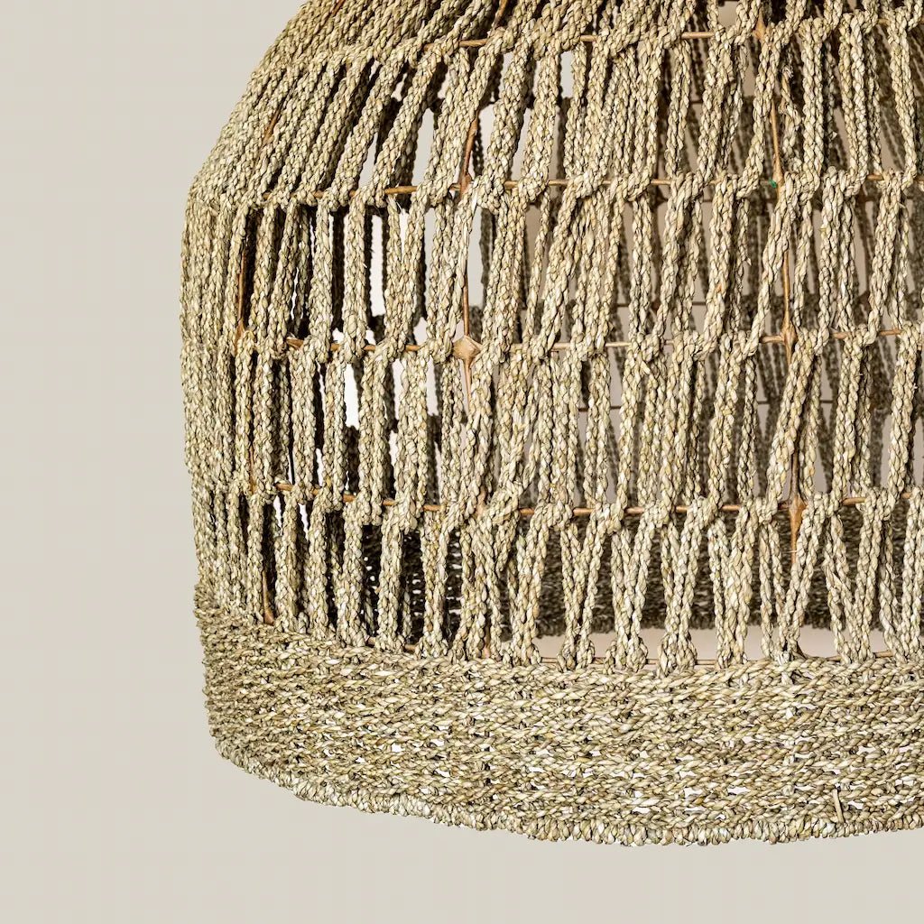 Pendant Light Natural Mombassa Large - Home and Soul