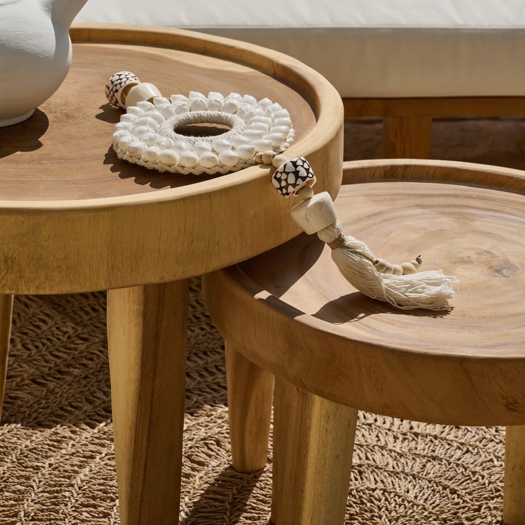 Monique Solid Wood Coffee Table Medium - Home and Soul Dubai