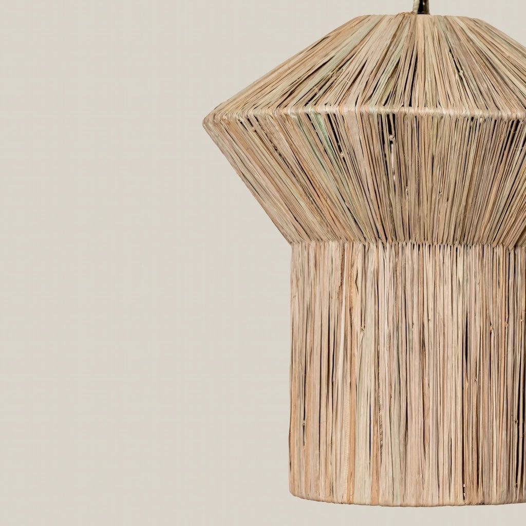 Mykonos Pendant Light Natural styled in modern interior - Home and Soul