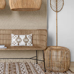 Natural Olivia Rattan Side Table - Home and Soul