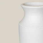 Pablo Concrete Vase White styled in modern interior - Home and Soul