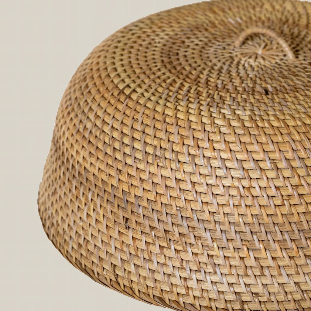 Rattan Food Cover styled in modern interior - Home and Soul