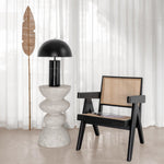 Side Table White Salvadore Concrete - Home and Soul