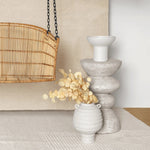 Side Table White Salvadore Concrete - Home and Soul