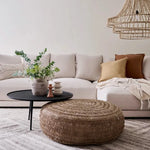 Natural Pouf XLarge Handmade Outdoor - Home and Soul