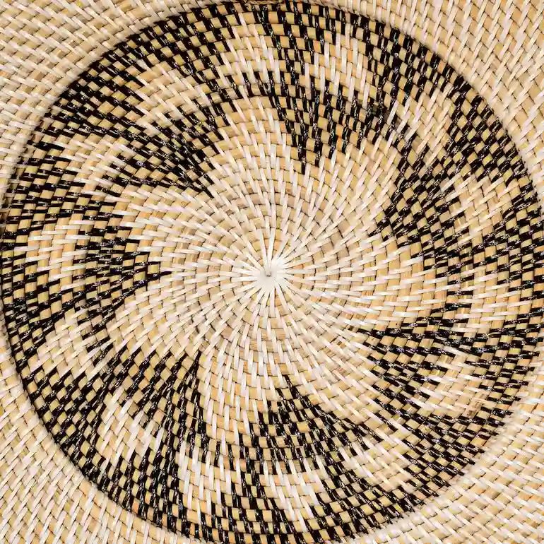 Wall Decor 50 Cm Sergio Rattan - Home and Soul
