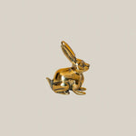 Small Bronze Bunny Rabbit Figurines for Tabletop Decor - Home and Soul