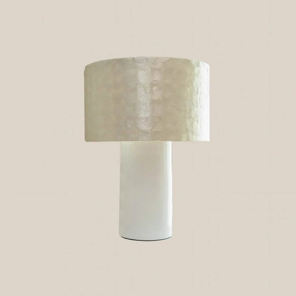 Stella White Table Lamp - Home and Soul
