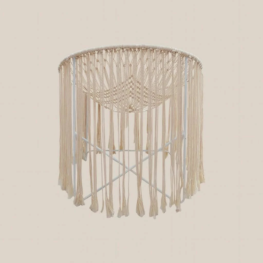 Armchair White Macrame - Home and Soul