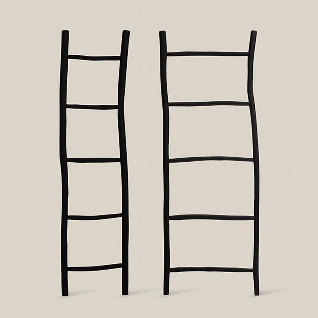 Ladder Medium Black styled in modern interior - Home and Soul